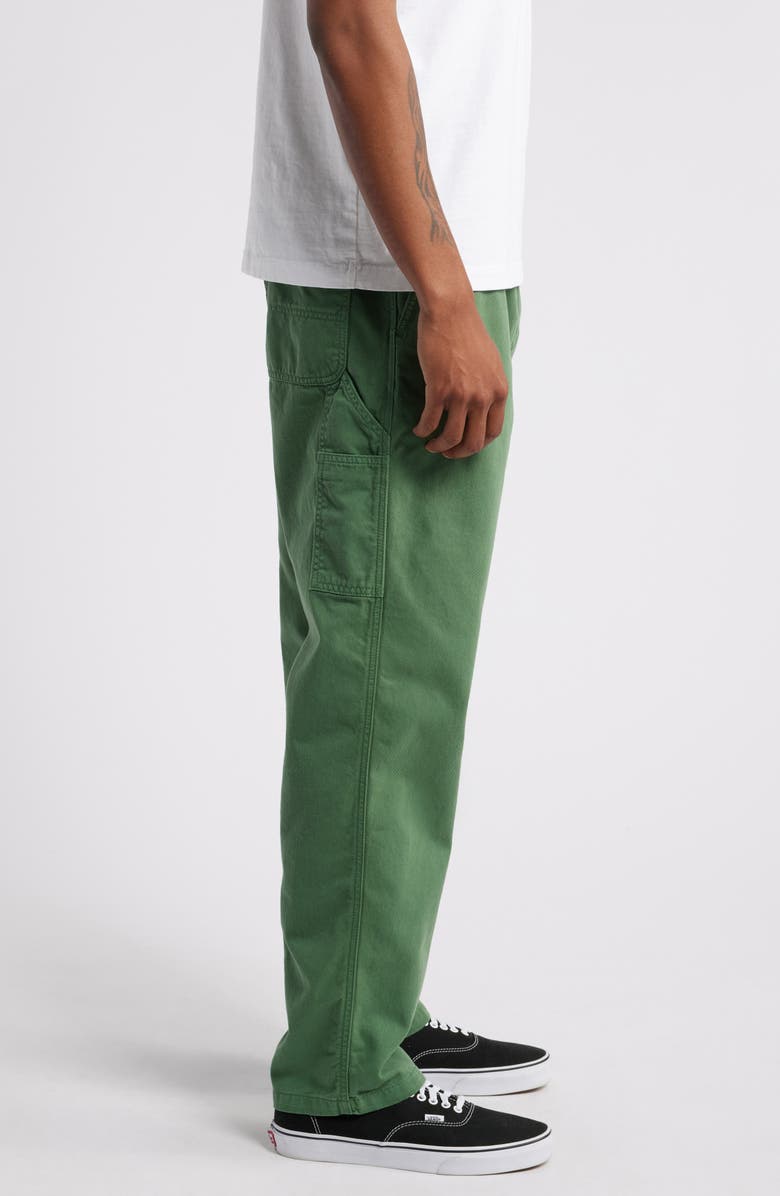 Carhartt Work In Progress Flint Straight Leg Twill Pants, Alternate, color, Duck Green Garment