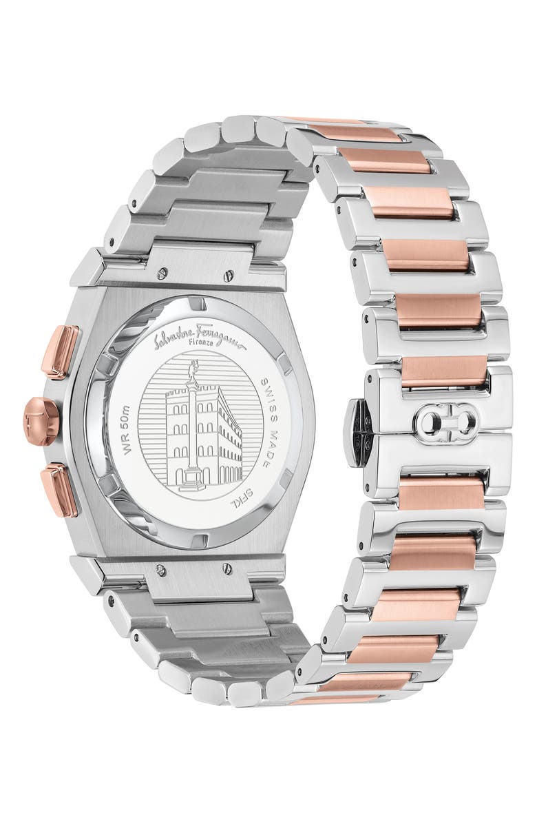 FERRAGAMO Vega Chronograph Bracelet Watch, 40mm, Alternate, color, 