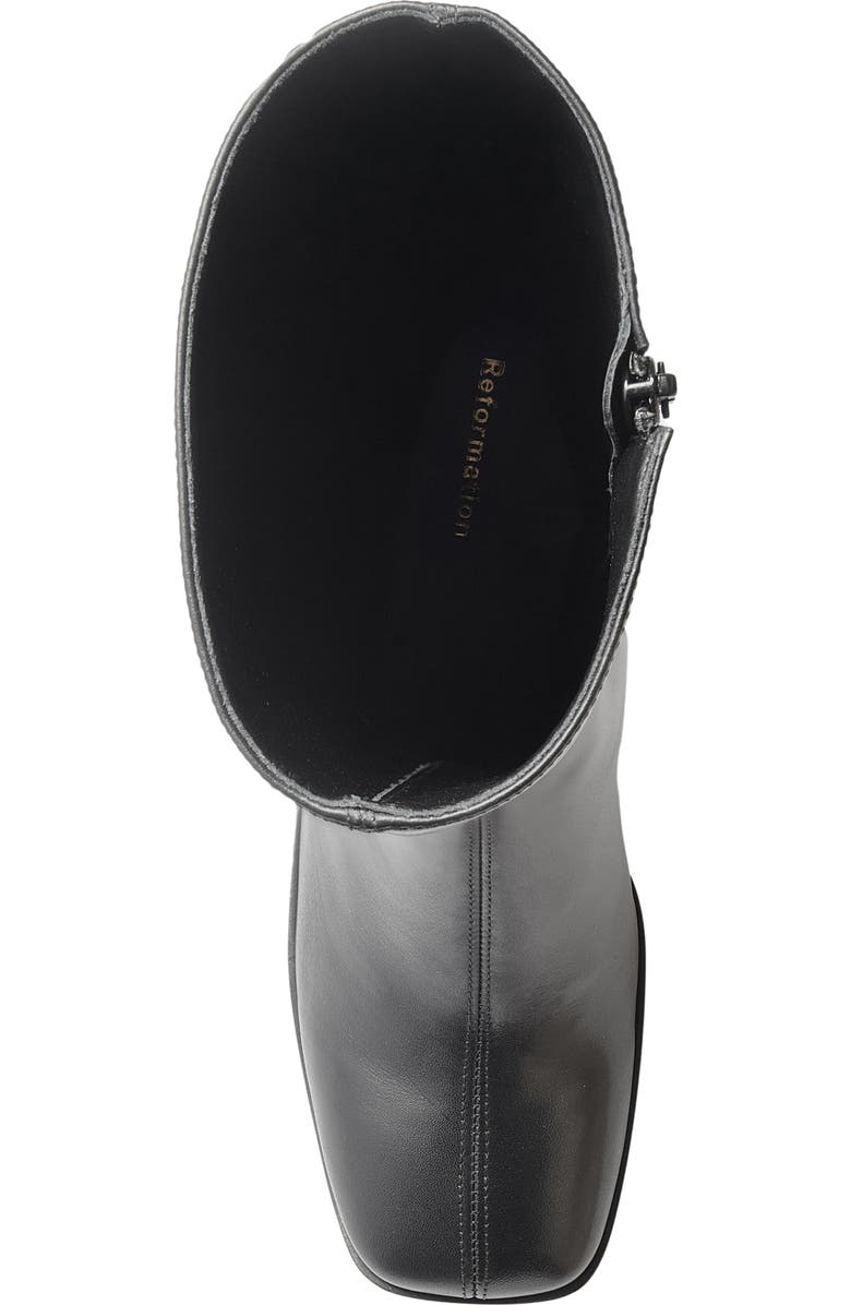 Reformation Nylah Knee High Boot, Alternate, color, Black