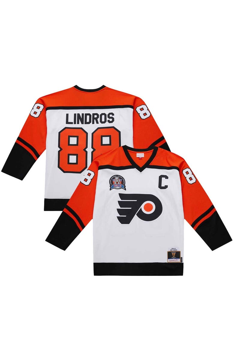 Mitchell & Ness Men's Eric Lindros White Philadelphia Flyers 1996-97 Power Play Jersey, Main, color, White