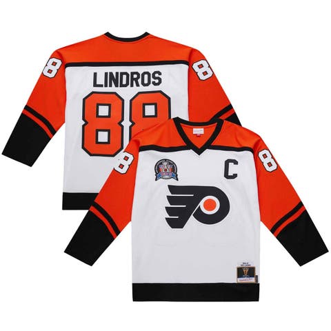 Men's Eric Lindros White Philadelphia Flyers 1996-97 Power Play Jersey