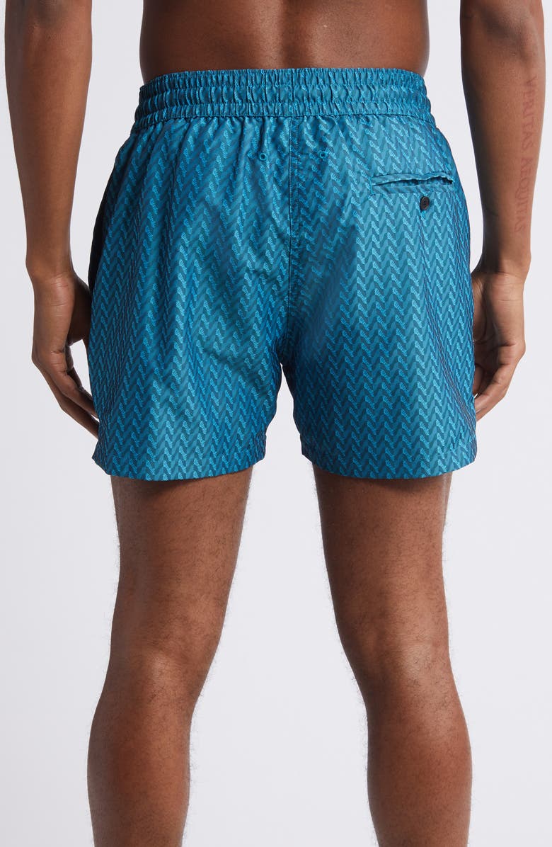 Frescobol Carioca Copacabana Sport Swim Trunks, Alternate, color, Peacock Blue