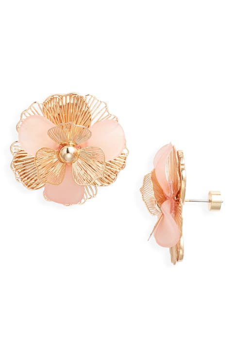 Mixed Petal Floral Earrings