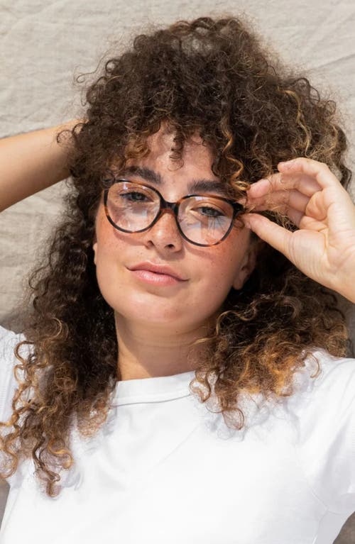 Mohala Eyewear Mele 51mm Medium Nose Bridge Narrow Width Round Optical Glasses In Transparent