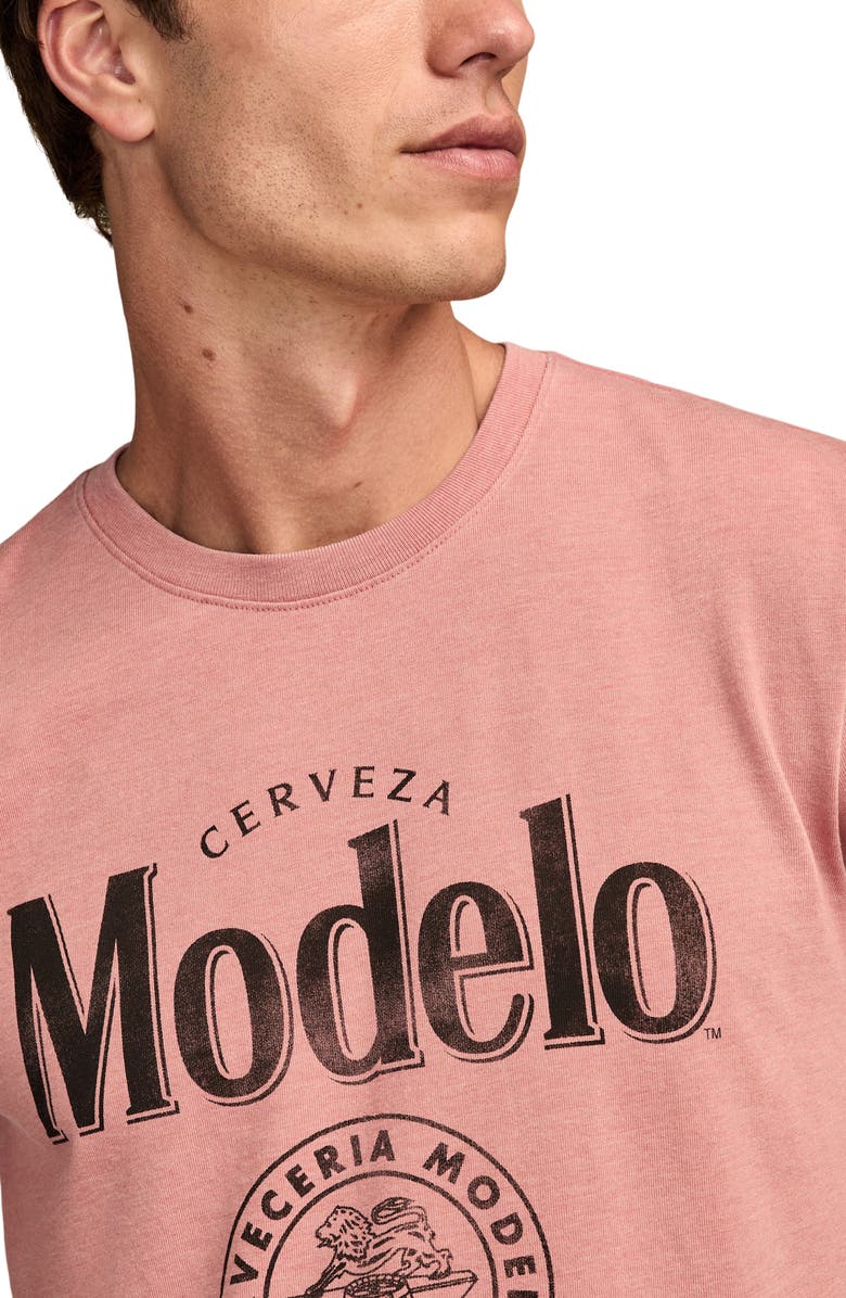 Lucky Brand Modelo Cotton Graphic T-Shirt, Alternate, color, Cedar Wood