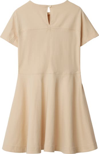Check Label Cotton Dress