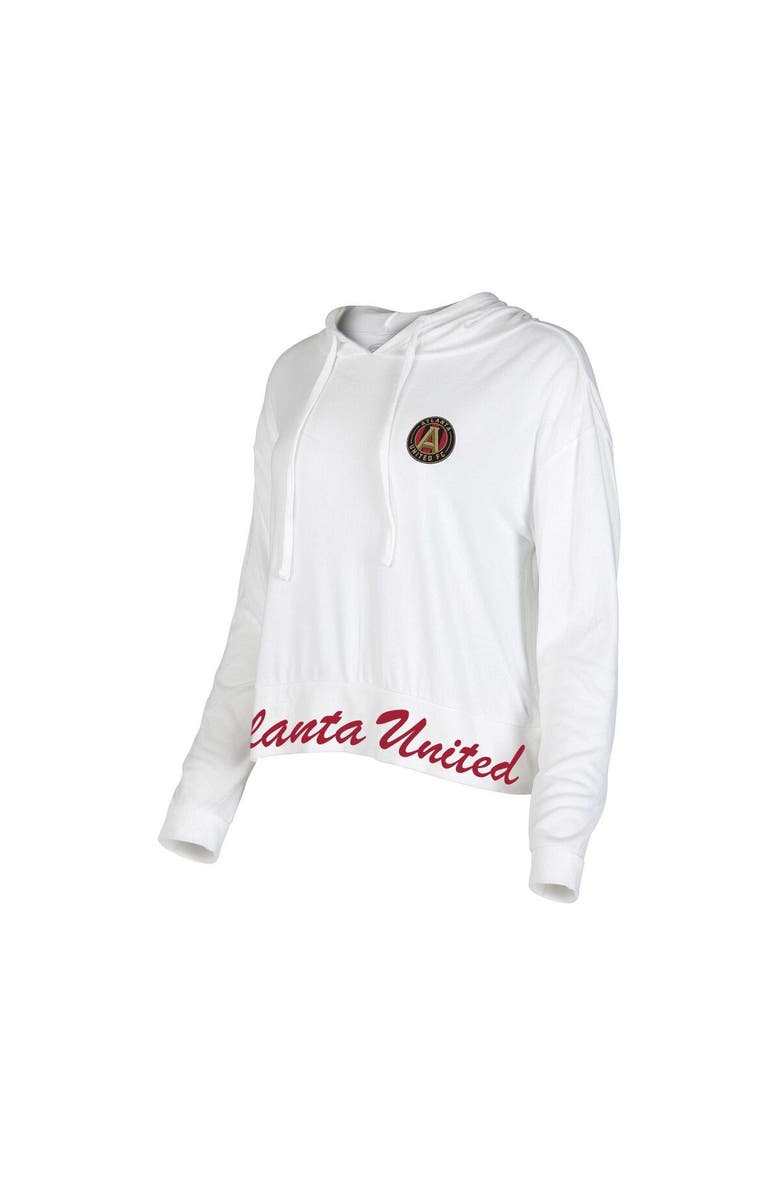CONCEPTS SPORT Women's Concepts Sport White Atlanta United FC Accord Hoodie Long Sleeve Top, Main, color, White