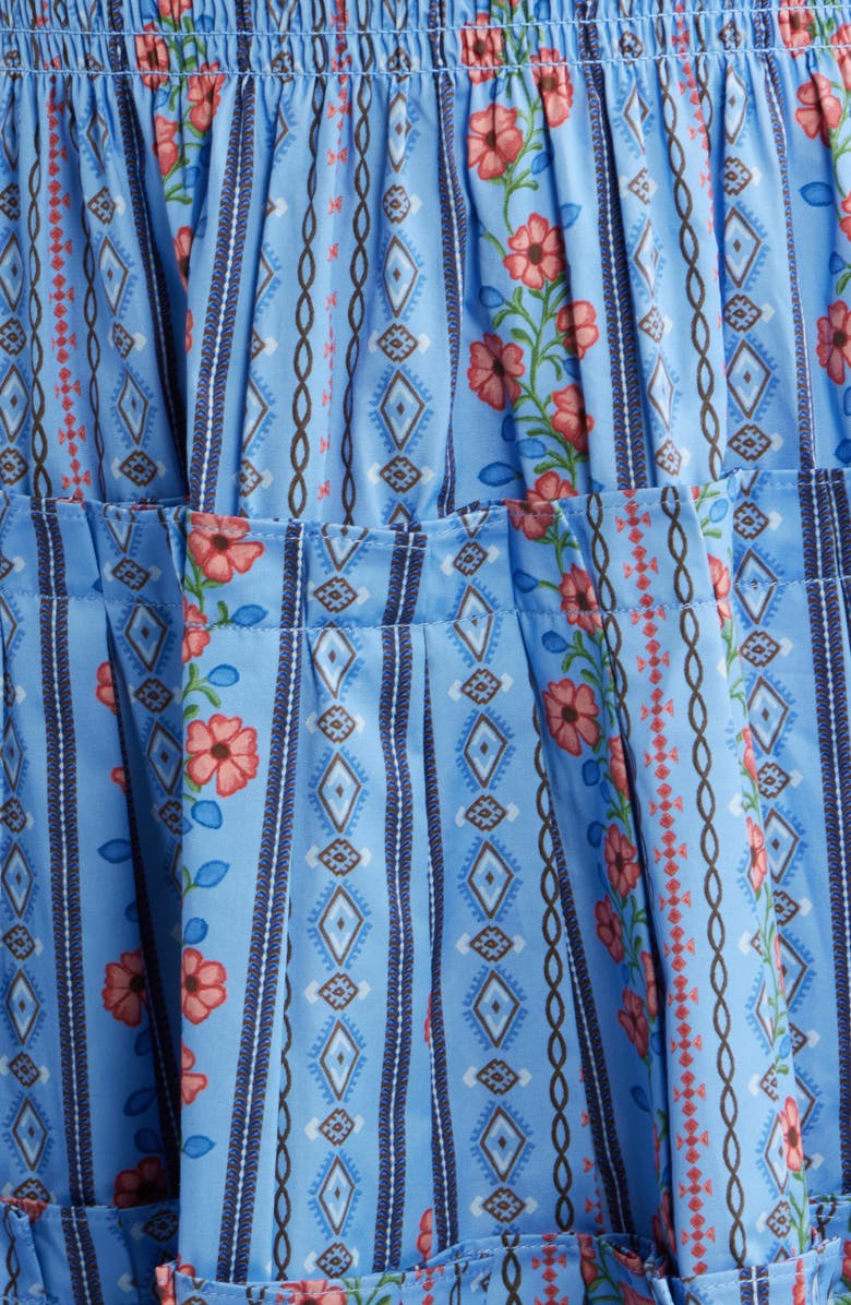 Hill House Home The Ribbon Nap<sup>®</sup> Minidress, Alternate, color, Floral Batik Stripe Blue