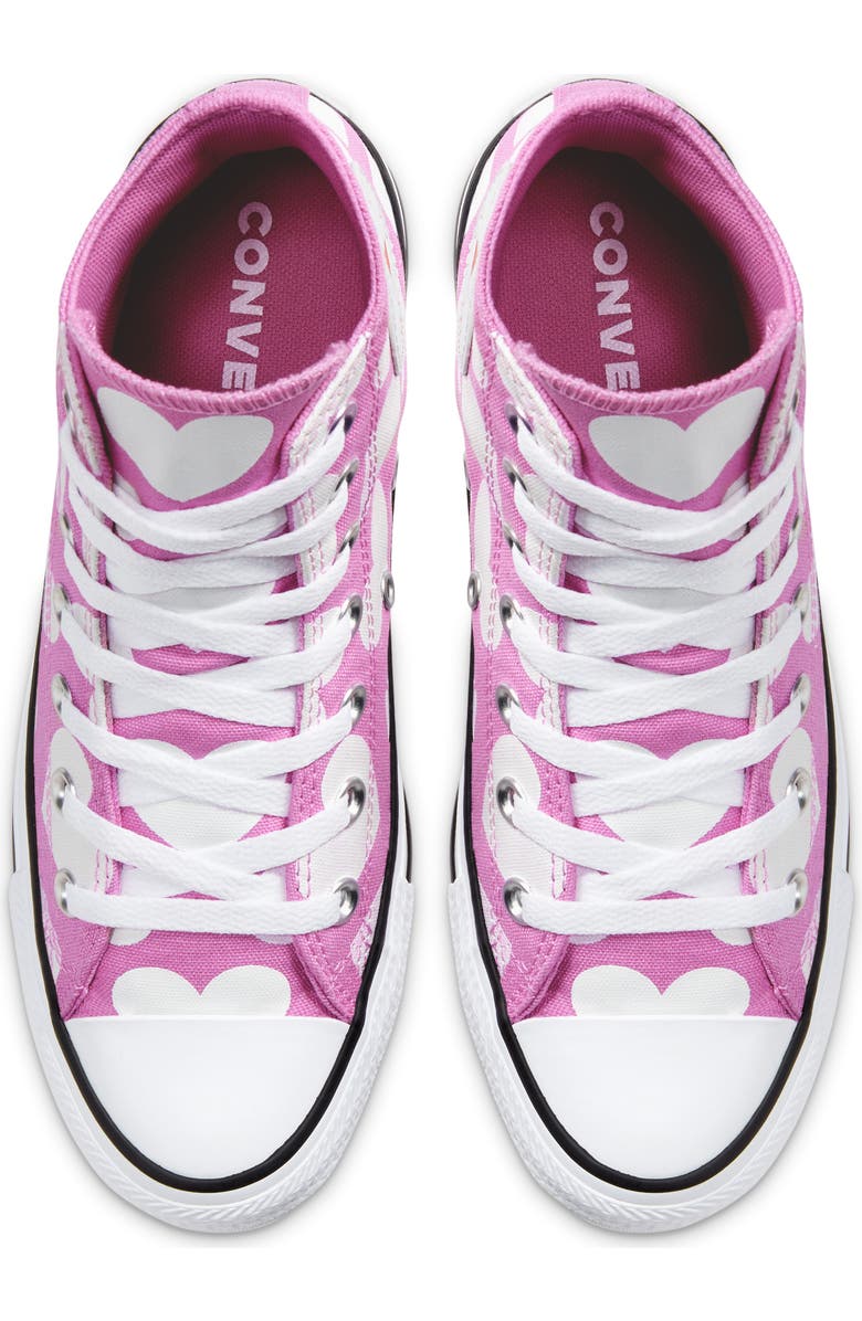 Converse Chuck Taylor<sup>®</sup> All Star<sup>®</sup> Heart High Top Sneaker, Alternate, color,