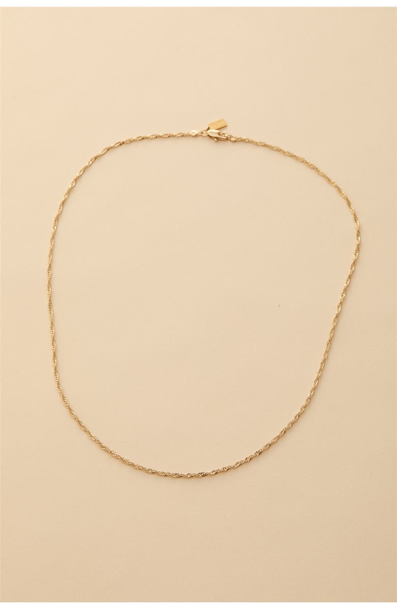 Set & Stones Lorenzo Singapore Chain Necklace, Alternate, color, Gold