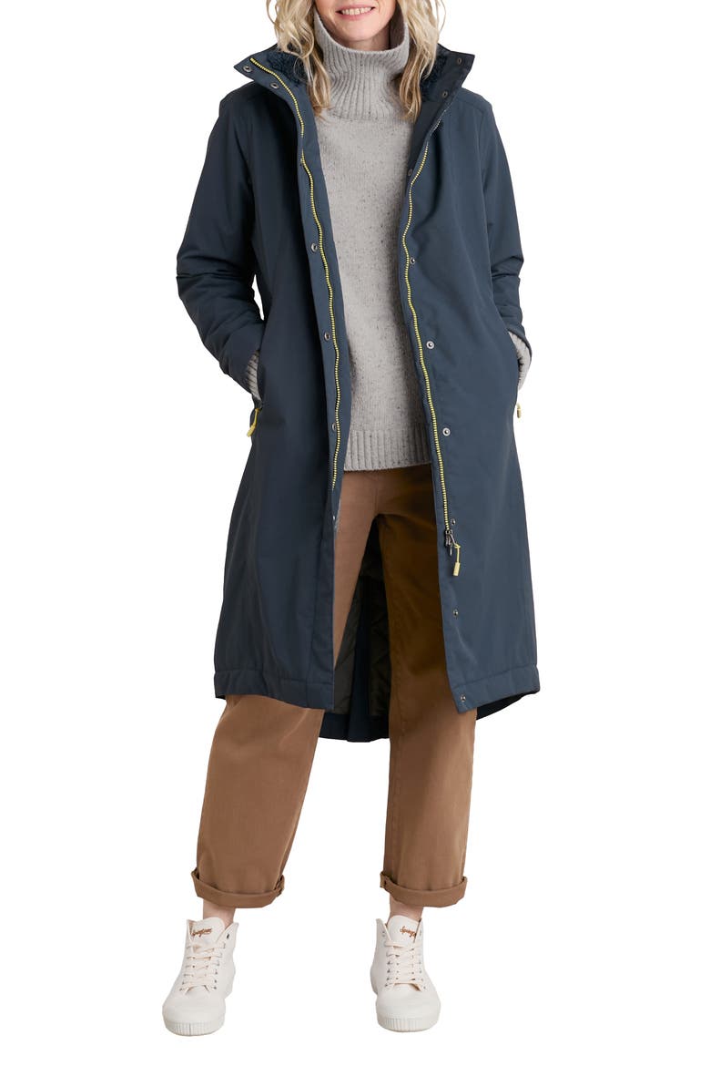 Janelle Waterproof Coat, Main, color, SQUID INK