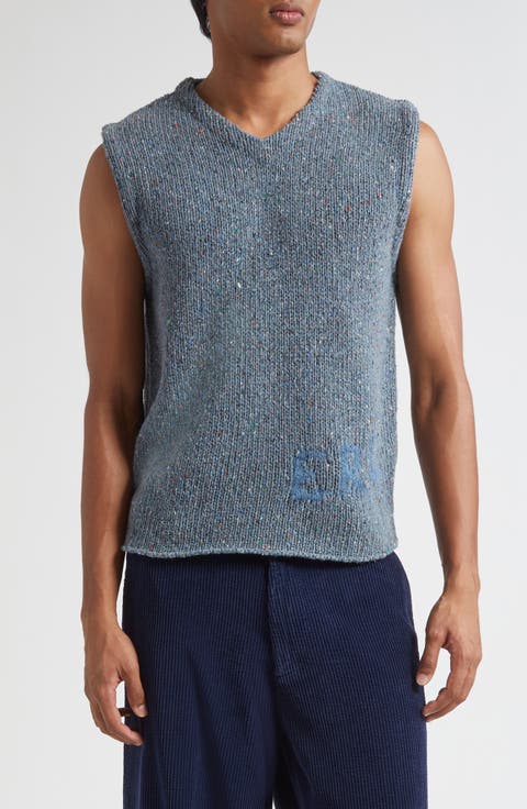 Gender Inclusive Wool Blend Sweater Vest