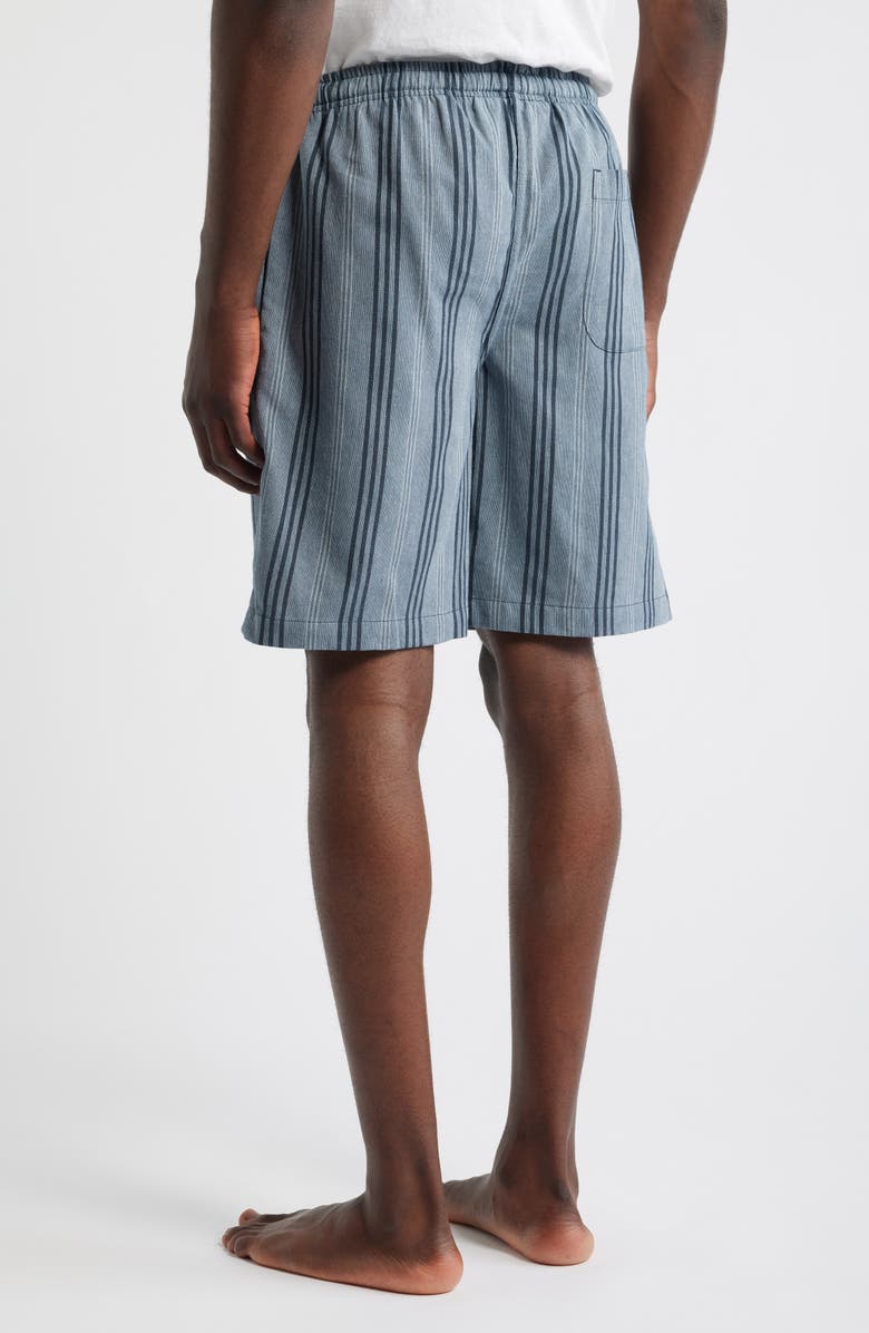 Majestic International Saltwater Woven Lounge Shorts, Alternate, color, Denim Stripe