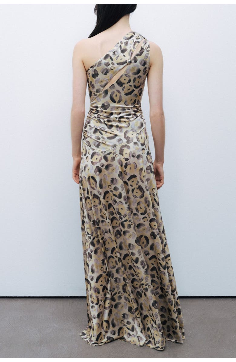 Nocturne One Shoulder Printed Maxi Dress, Alternate, color,