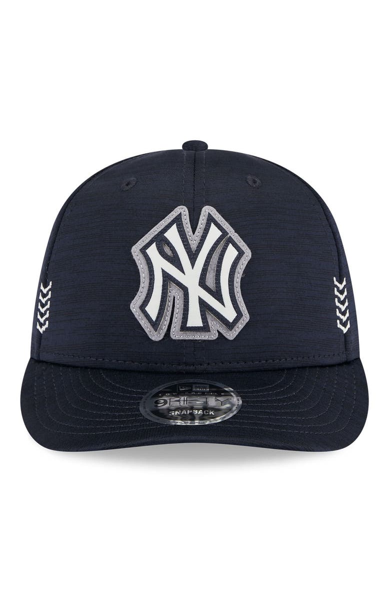 New Era Men's New Era Navy New York Yankees 2024 Clubhouse Low Profile 9FIFTY Snapback Hat, Alternate, color, Navy