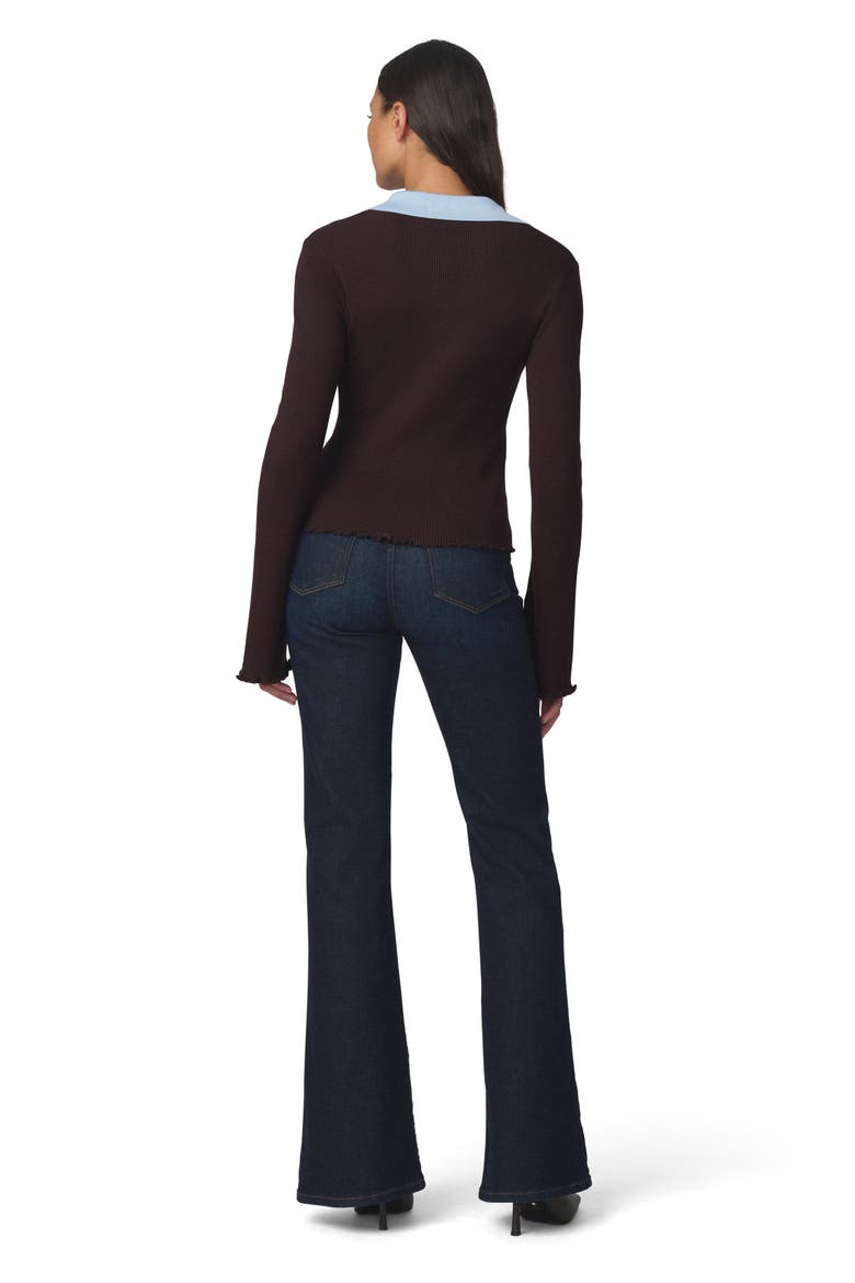 Riley Polo Sweater, Alternate, color, ESPRESSO