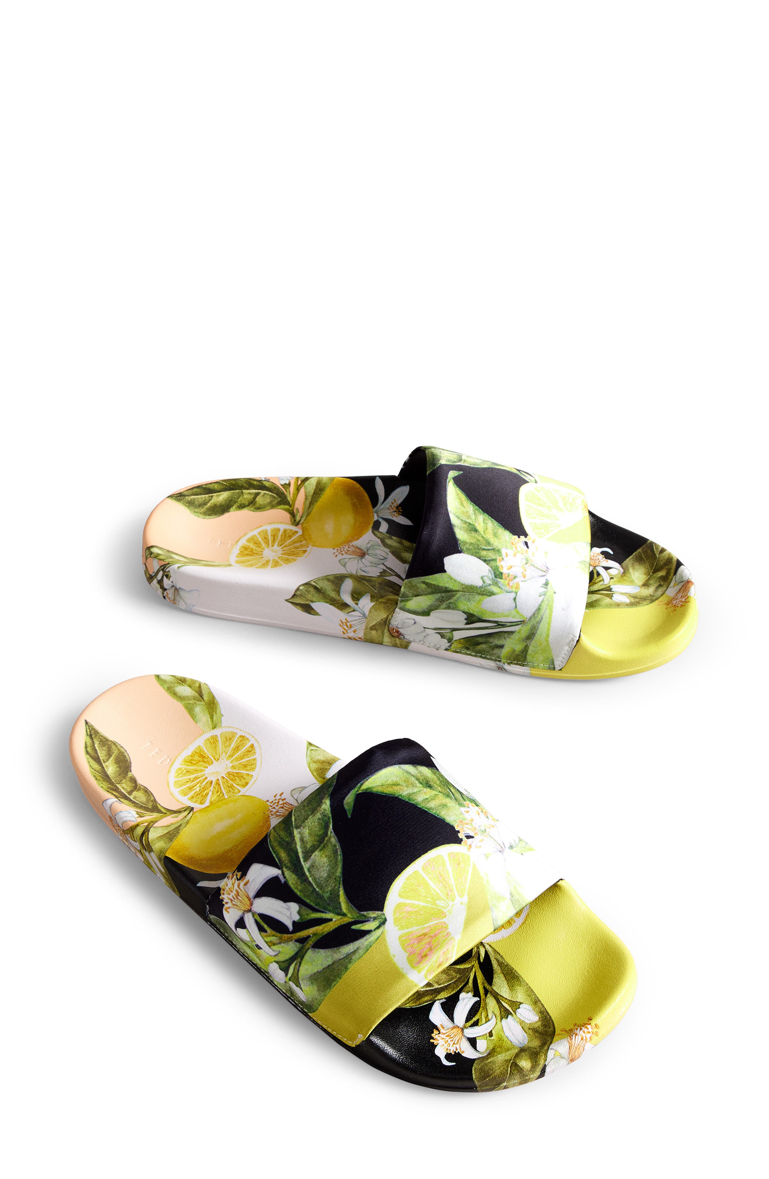 Ted Baker London Azzin Lemon Slide Sandal, Main, color, 