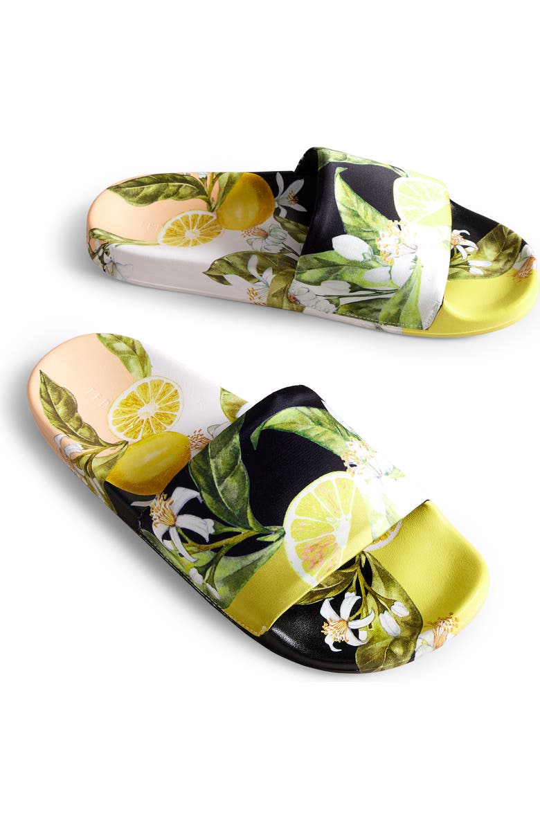 Ted Baker London Azzin Lemon Slide Sandal, Main, color,