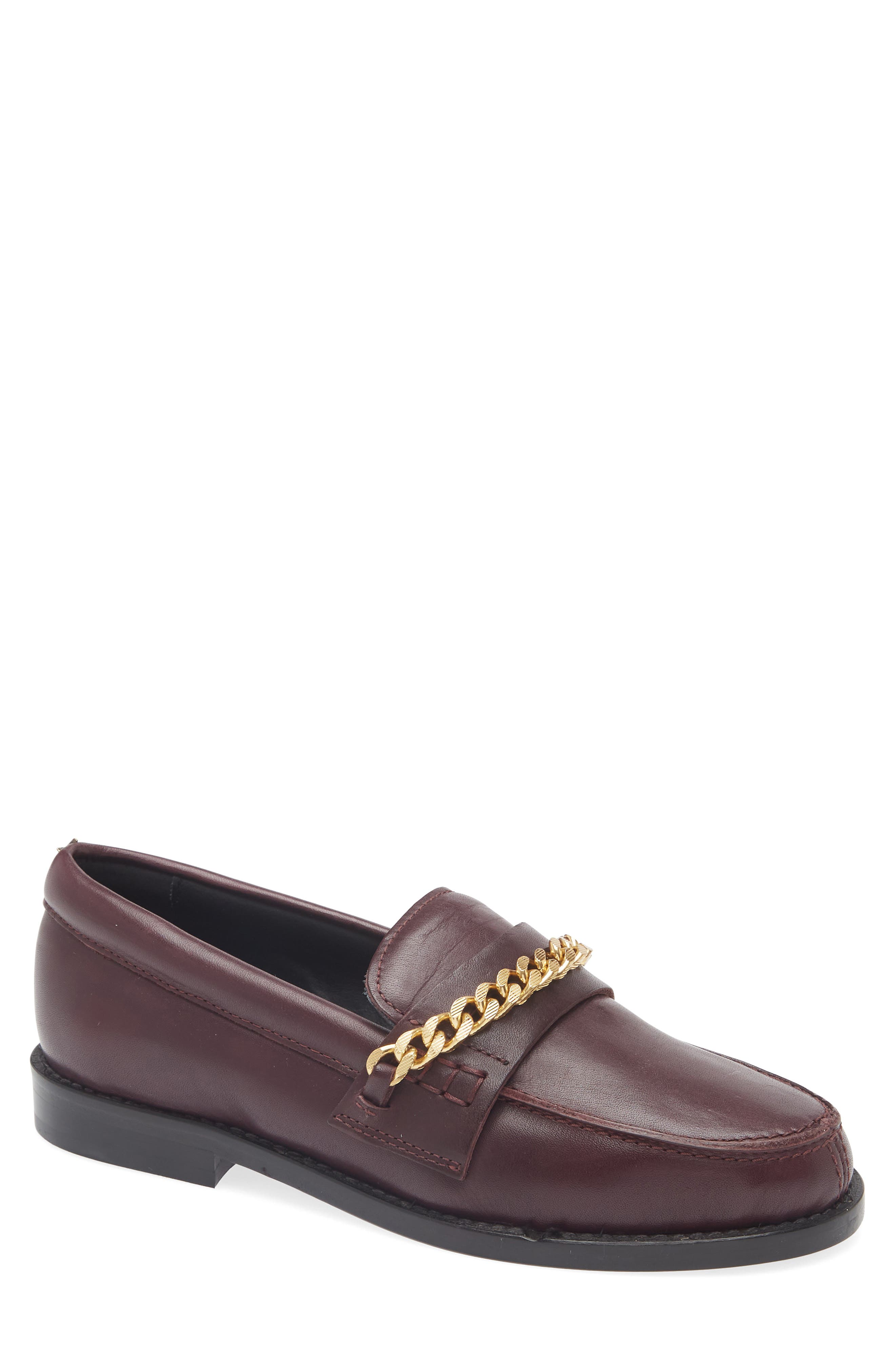 Golden Goose Jerry Chain Loafer, Main, color, Bordeaux