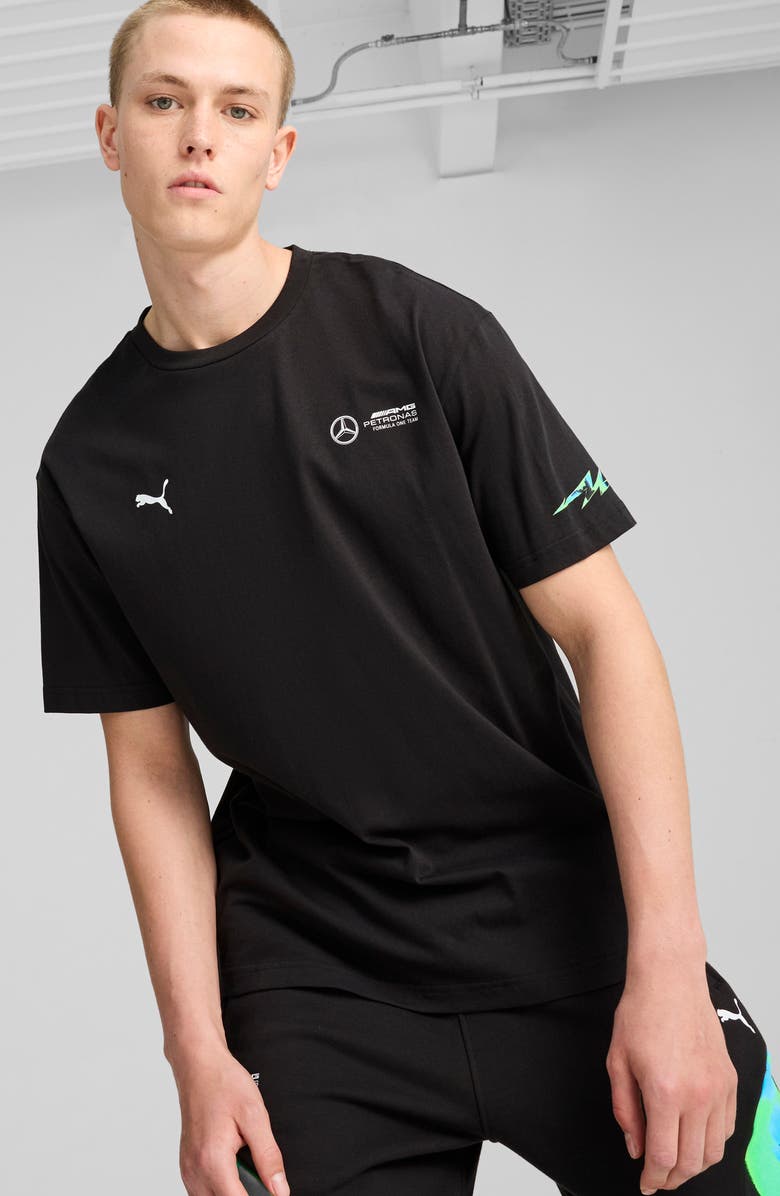 PUMA x Ferrari MAPF1 Neon Energy Cotton Graphic T-Shirt, Alternate, color, 