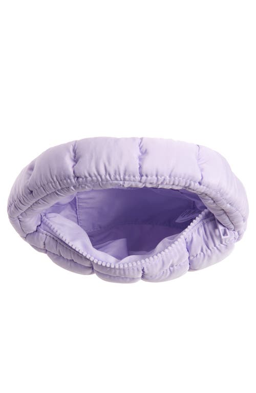 Yogalicious Kids' Mini Quilted Shoulder Bag In Pastel Lilac
