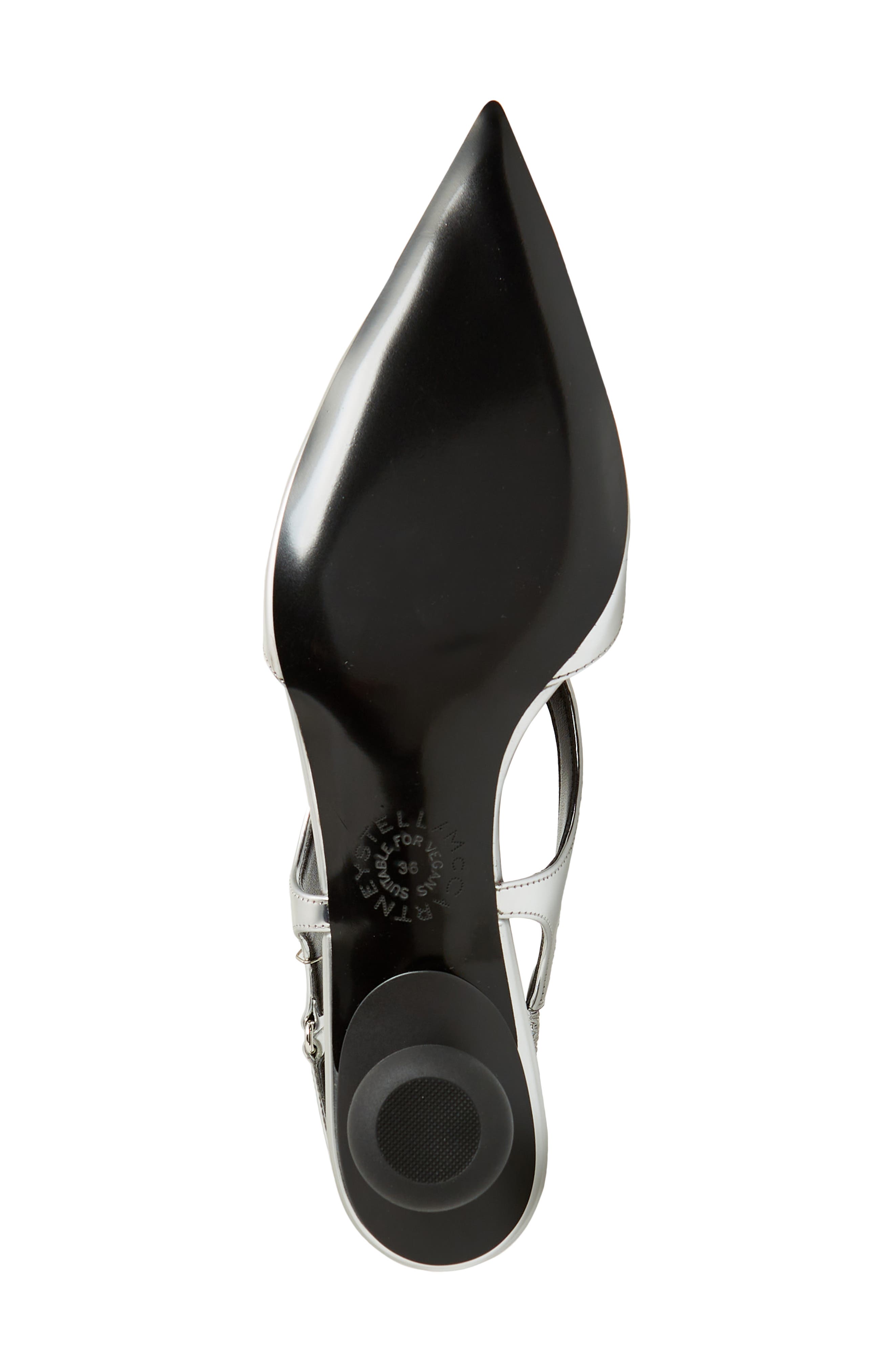 Stella McCartney Shroom Mirror Slingback Pump, Alternate, color, 