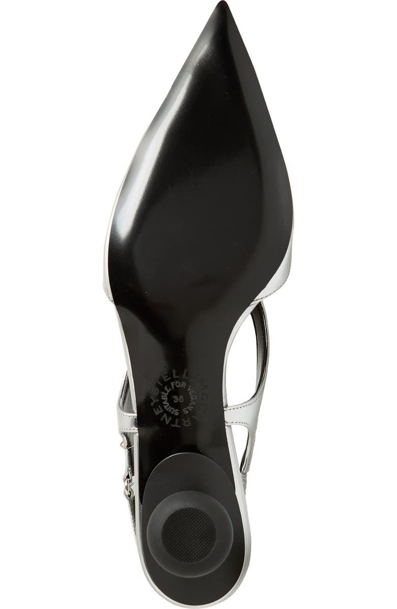 Stella McCartney Shroom Mirror Slingback Pump, Alternate, color,
