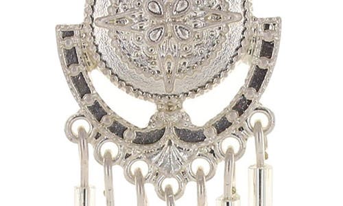 Olivia Welles Darcie Fringe Drop Earrings In Metallic