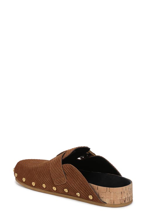 Veronica Beard Fern Suede Buckle Cozy Loafer Clogs In Brown