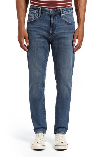Mavi Jeans Zach Straight Leg Jeans In Ocean Organic Vintage