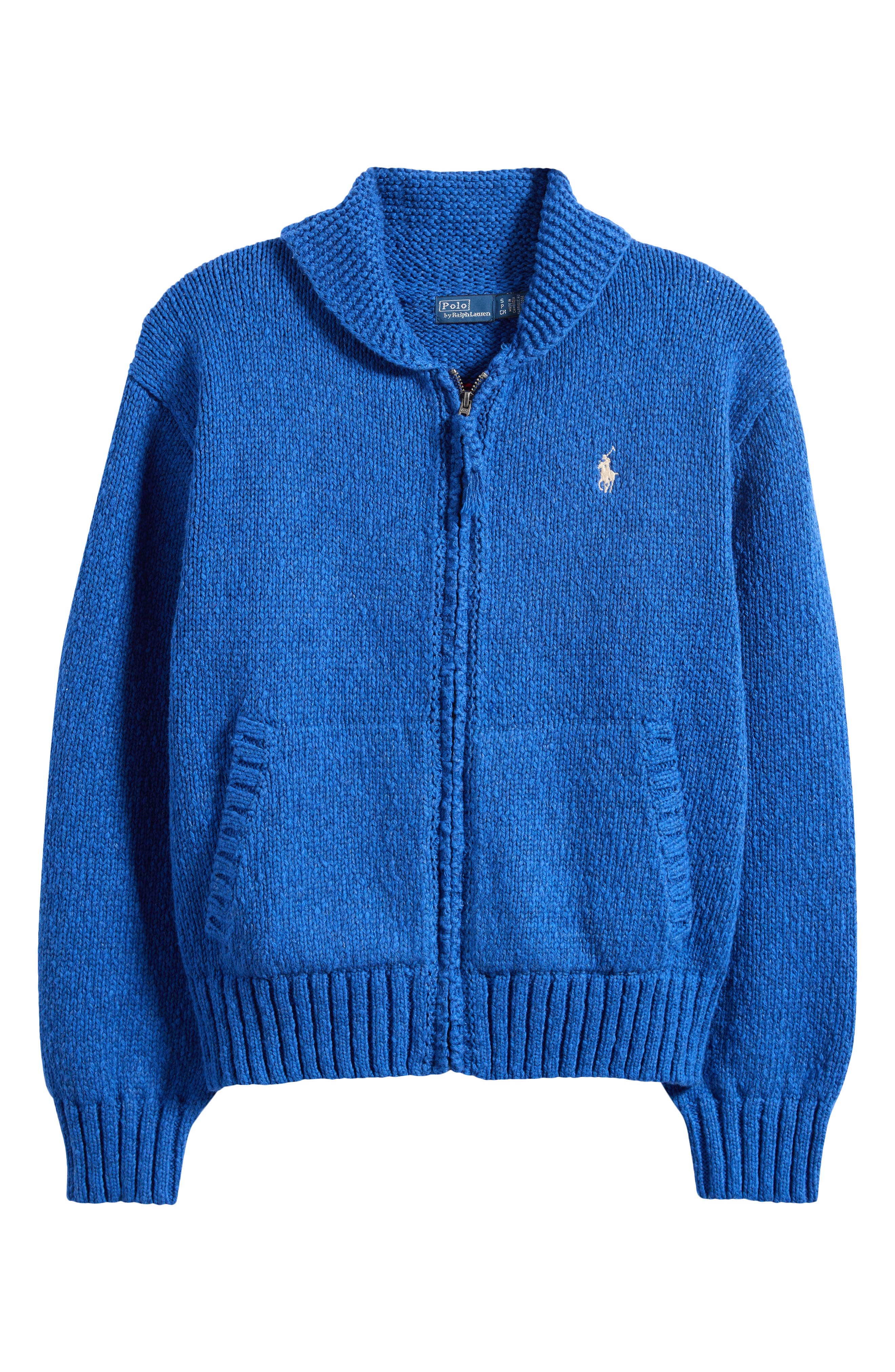 Wave Logo Cotton Zip Cardigan (Women) | Nordstrom
