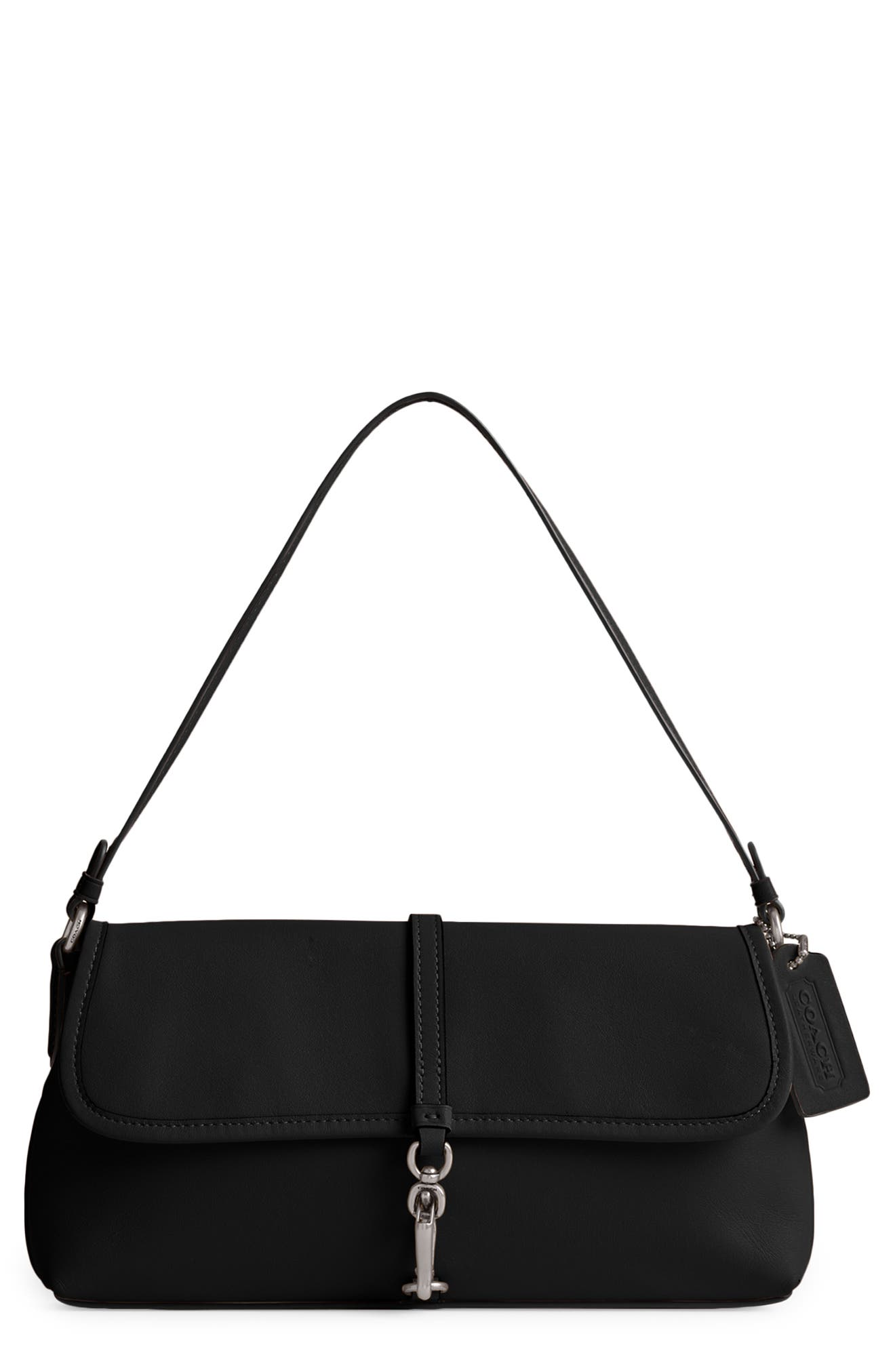 COACH Hamptons Glovetanned Leather Shoulder Bag, Main, color, 