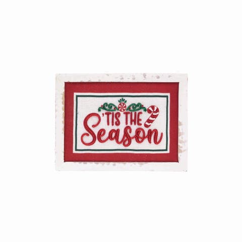 Tis The Season Candy Cane Shadow Box