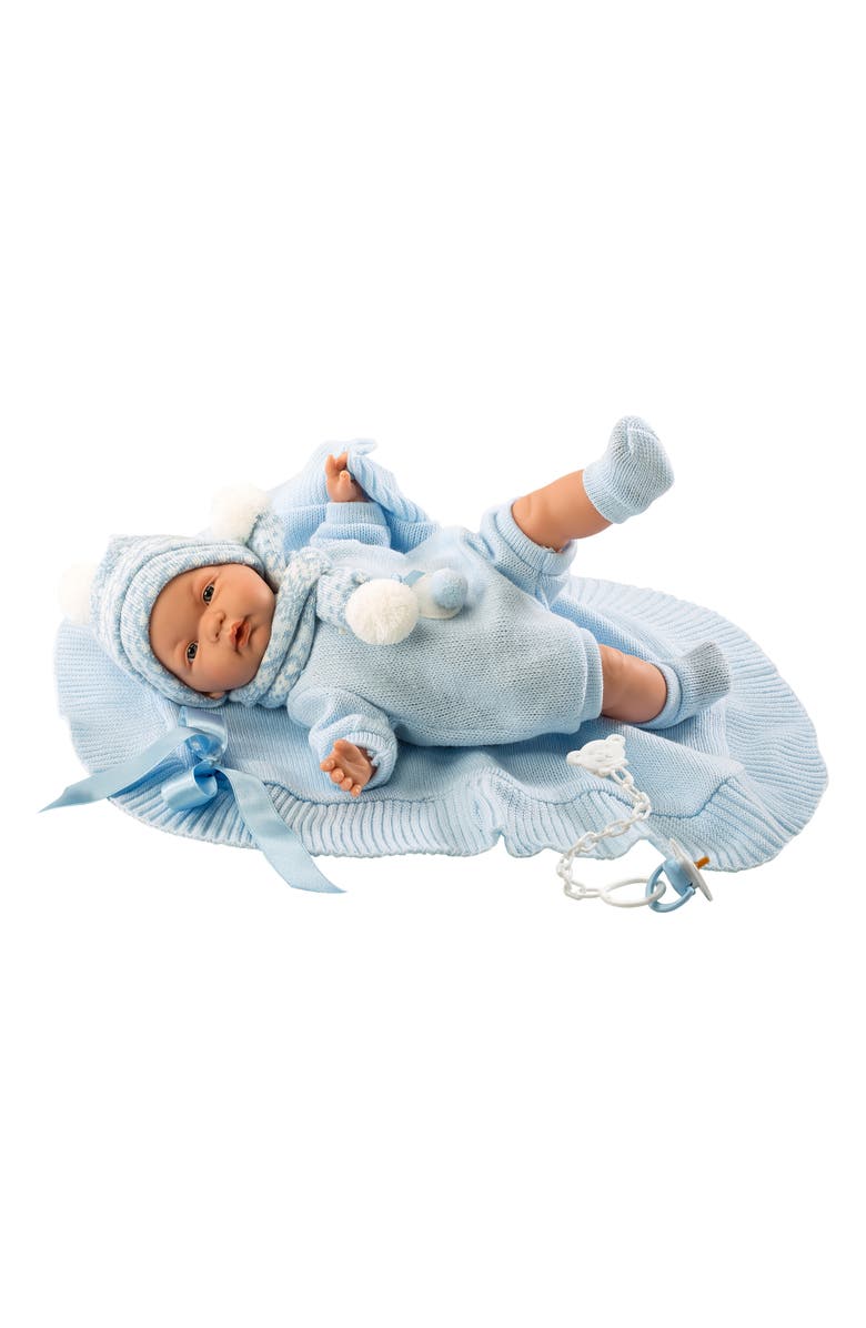 Llorens Mateo 15-Inch Soft Body Crying Baby Doll, Alternate, color, Multi
