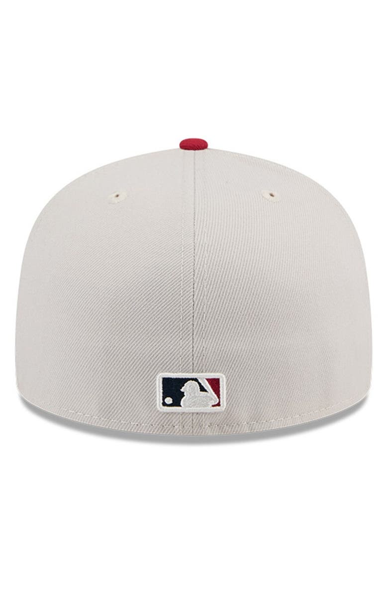 New Era Men's New Era Khaki/Red Miami Marlins 2024 Fourth of July 59FIFTY Fitted Hat, Alternate, color, Khaki