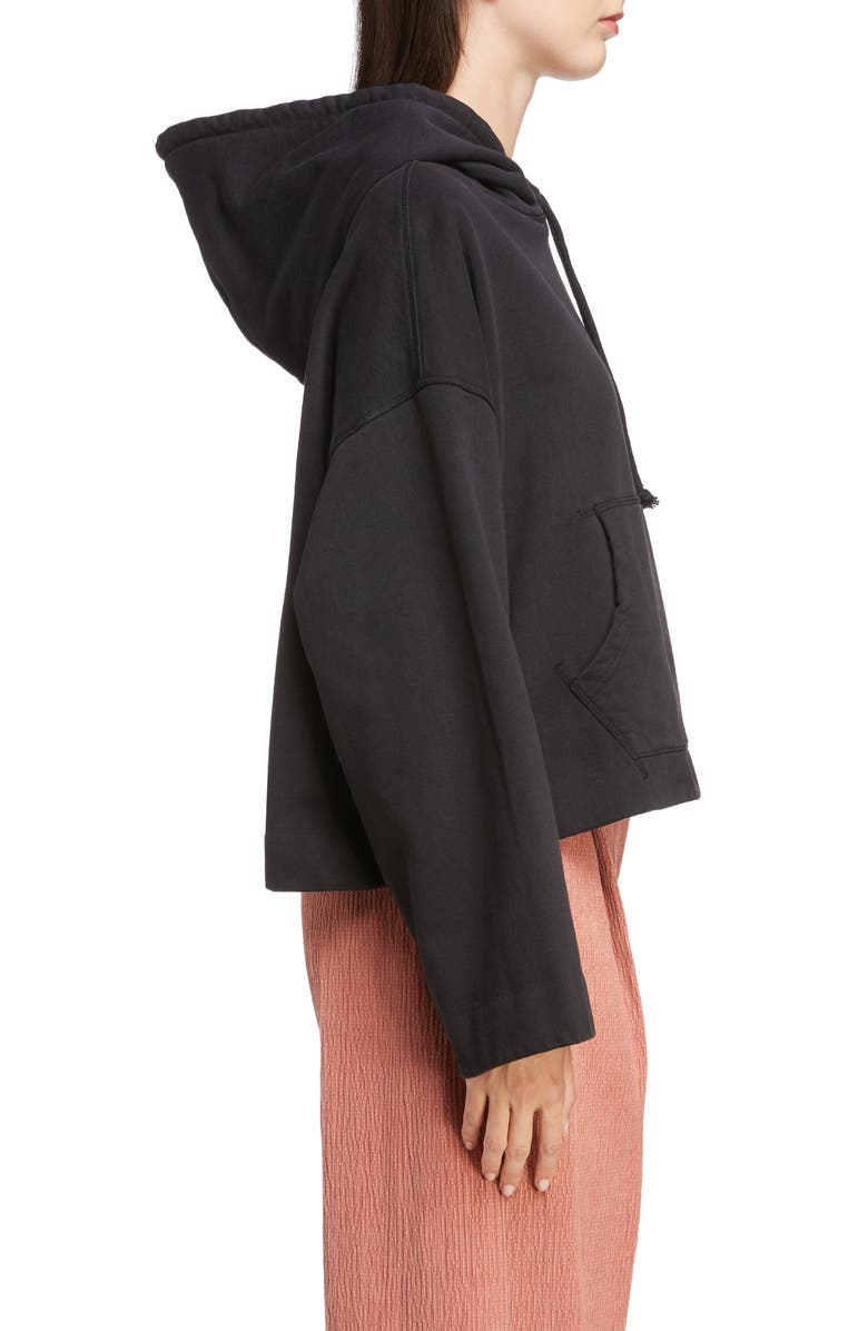 Acne Studios Joghy Embossed Logo Crop Hoodie, Alternate, color, 