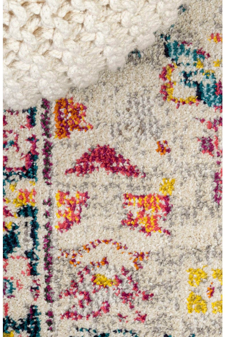 Modern Persian Boho Floral Area Rug, Alternate, color, Beige/Multi