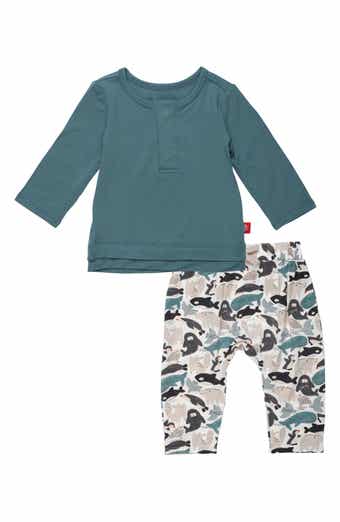 Kids' Seas and Greetings Henley Top & Pants Set