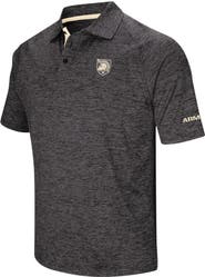COLOSSEUM Men's Colosseum Black Army Black Knights Big & Tall Down Swing Polo