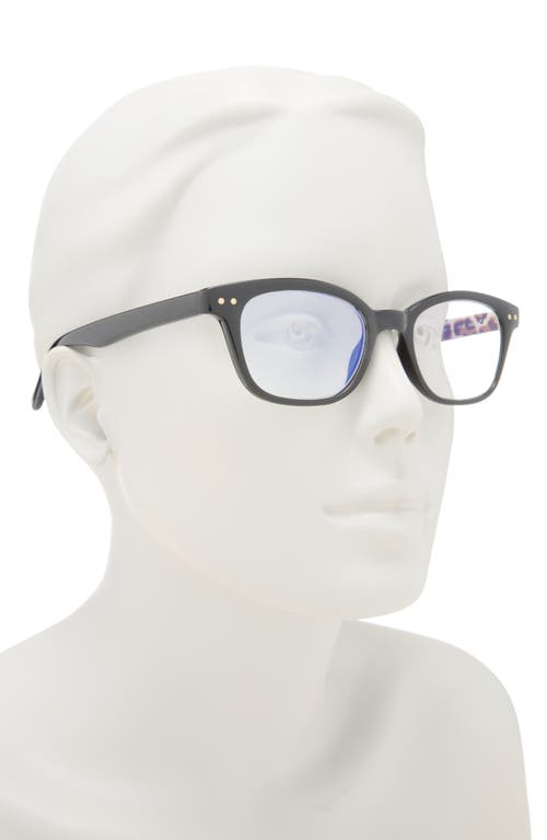 Kate Spade New York Rebecca 49mm Square Optical Glasses In Black