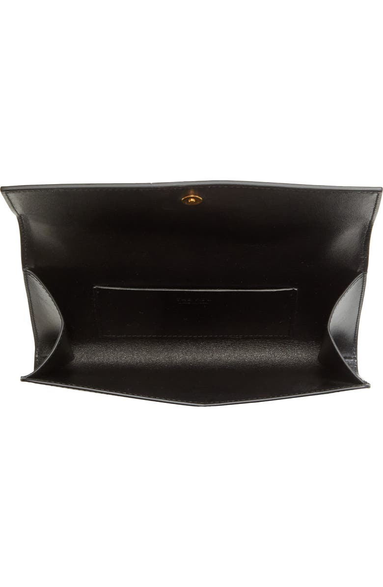 The Row Leather Belt Bag, Alternate, color, Black