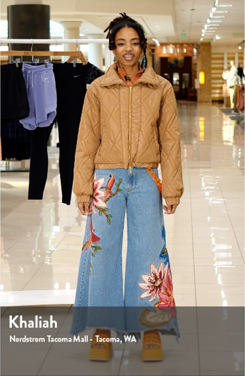 Ziggy Quilted Bomber Jacket, sales video thumbnail