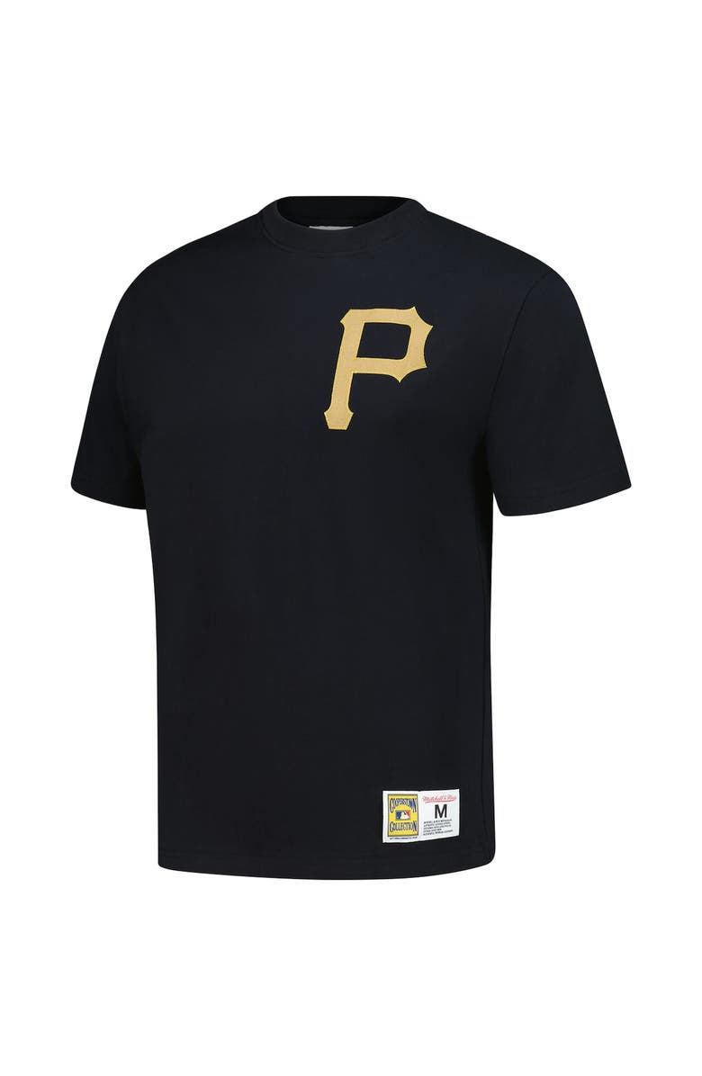 Mitchell & Ness Men's Mitchell & Ness Roberto Clemente Black Pittsburgh Pirates Legends Collection Vintage Logo T-Shirt, Alternate, color, Black