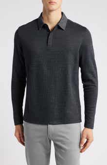 Gosford Long Sleeve Cotton Blend Polo