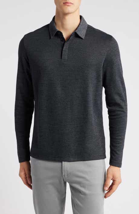 Gosford Long Sleeve Cotton Blend Polo