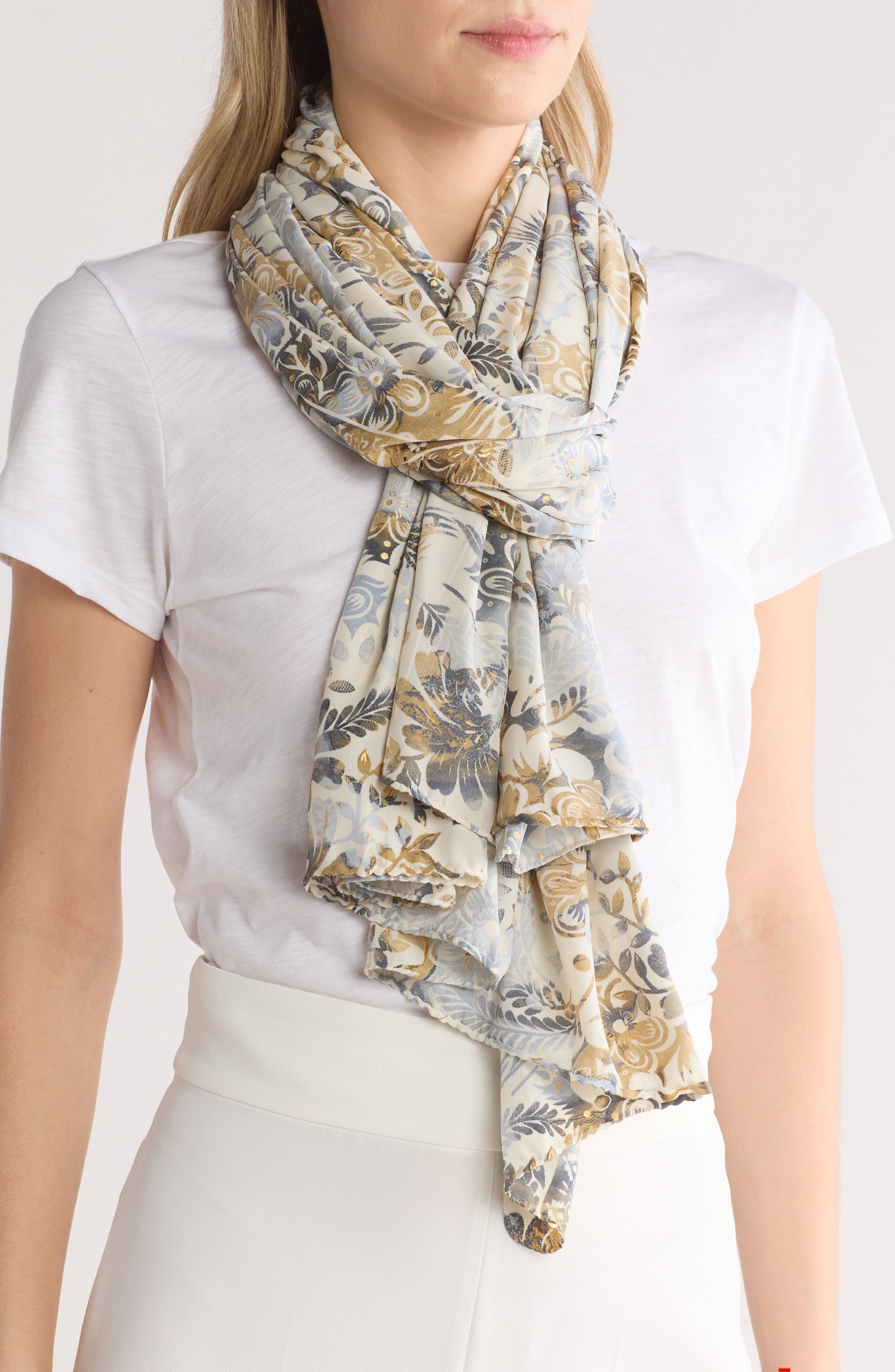 La Fiorentina Garden Print Pareo