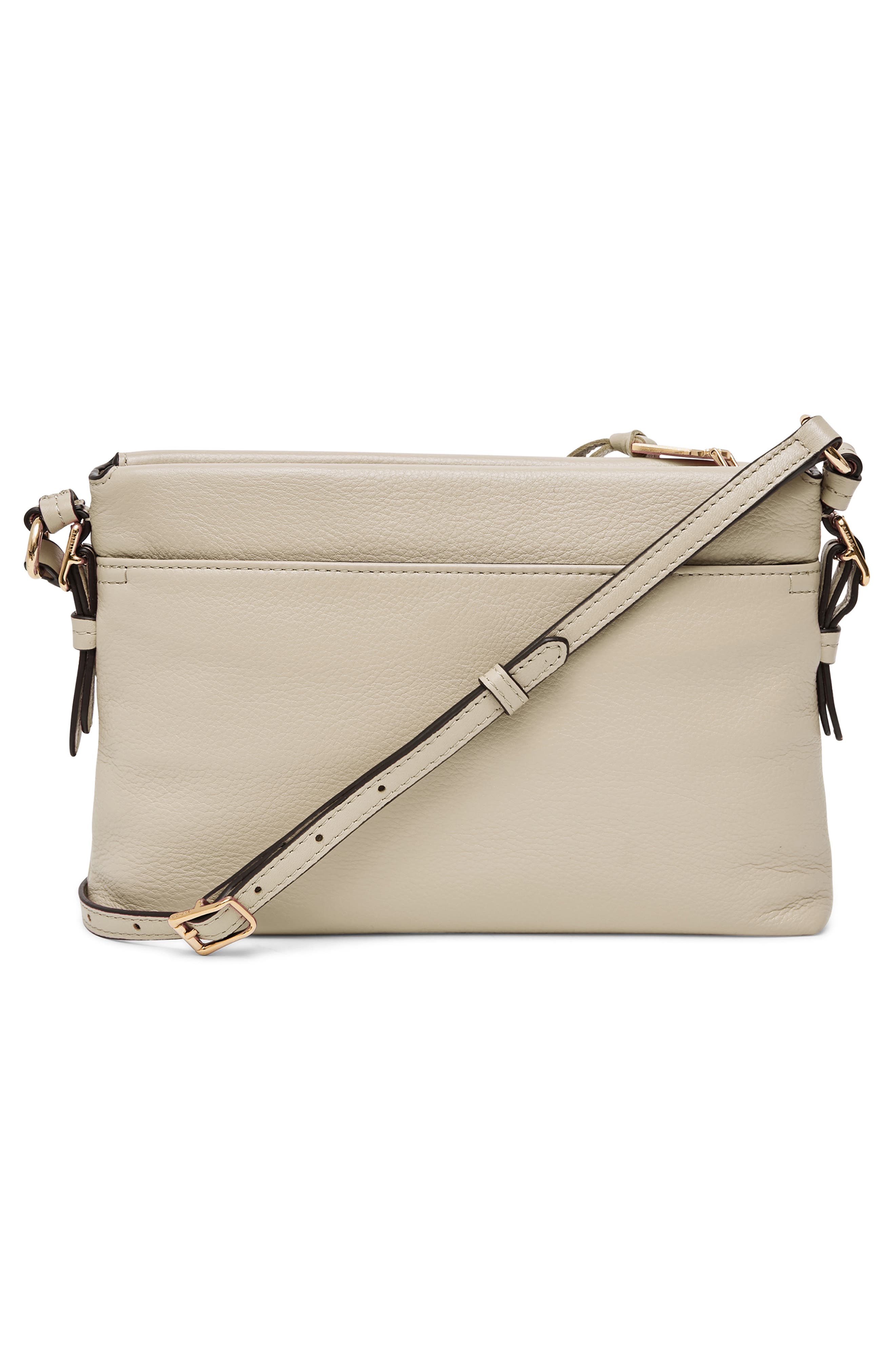 Gramercy Leather Crossbody Bag, Alternate, color, LIMESTONE