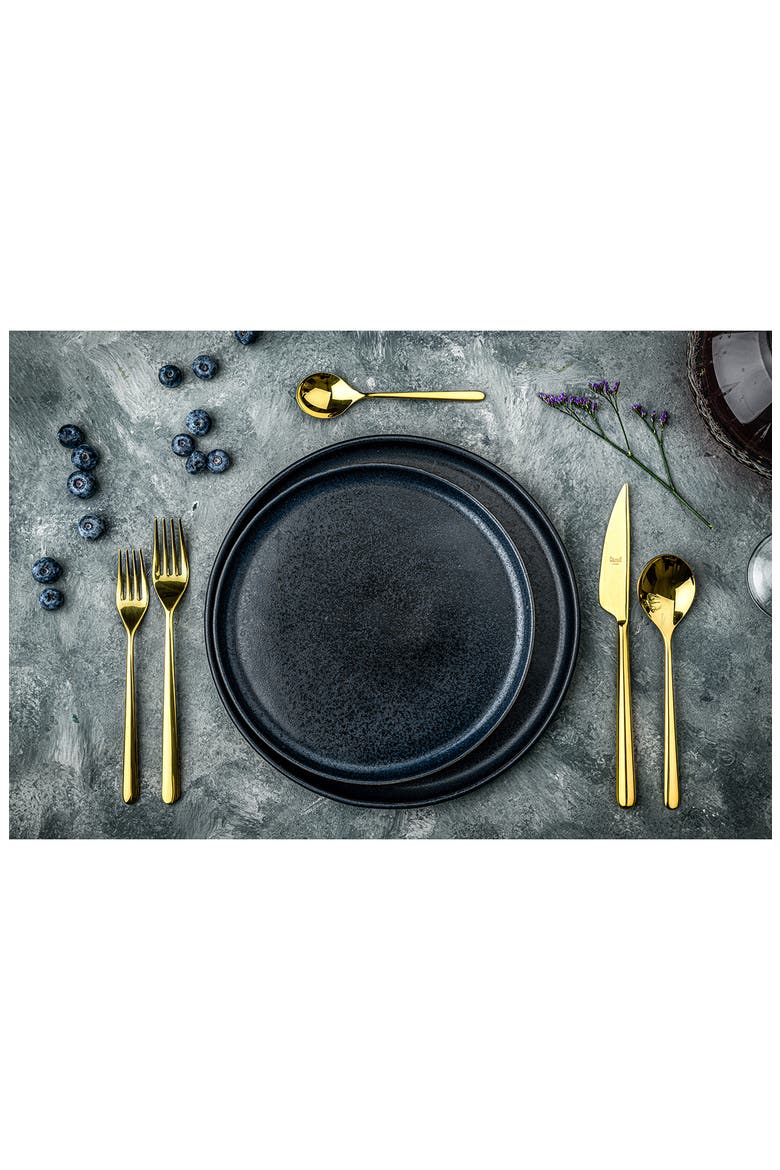 Linea 5-Piece Place Setting, Alternate, color, GOLD