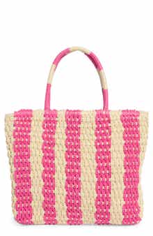 ALESSIA BIANCHI North/South Straw Tote
