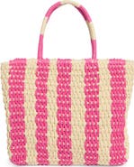 ALESSIA BIANCHI North/South Straw Tote
